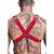 Harness em Elastico Vermelho com Metal - JS514 - Imagem 2