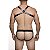 Jockstraps Cirre com Ilhos Prata Preta - JS524 - Imagem 2