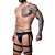 Jockstraps Cirre com Ilhos no Elastico Preta e Liga na Perna - JS549 - Imagem 1
