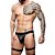 Jockstraps Com Liga Preta na Perna 3 Argolas - JS551 - Imagem 1