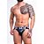 Cueca Sunga Grega Cirre Elástico Preta - JS546 - Imagem 1