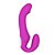 Vibrador de Ponto G e Clitóris Strapless Recarregável Roxo - 7134 - Imagem 3