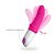 Vibrador Ponto G Sparta Silicone com 9 Modos de Vibração Pink - 5593 - Imagem 2