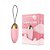 Vibrador Bullet em silicone 10 vibrações super macio Rosa - 4510 - Imagem 1