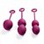 Kit Kegel Bola Pompoarismo Silicone Roxo - 5830 - Imagem 2