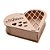 Caixa Mdf Coração Amor G 27,5X21X7Cm - CX010 - Imagem 1