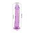 Prótese Maciça Silicone Roxa com Ventosa 21,5 X 4,2 cm - 8231 - Imagem 2