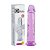 Prótese Maciça Silicone Roxa com Ventosa 21,5 X 4,2 cm - 8231 - Imagem 1