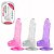 Prótese Maciça Silicone com Ventosa e Escroto Cores 13,6 X 3 cm - 8339 - Imagem 1