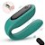 Vibrador Para Casal Recarregável Controle Remoto 9 Funções Cores - 6916 - Imagem 1
