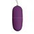 Vibrador Bullet com Controle Remoto sem fio 20 Vibrações Roxo - 8192 - Imagem 3