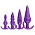 Kit Erótico Anal Completo 7 Itens Plug Medio Coração - 7034 - Imagem 2