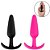 Plug Anal Cônico em Silicone Cores 12,5 x 3,2 - 8626 - Imagem 1