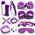 Kit Sado Erótico com 11 Produtos Bandage Roxo - 8307R - Imagem 1