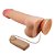 Prótese Dupla Camada com Vibro Escroto e Ventosa Pele 21,8 x 4,5cm - 8544 - Imagem 4