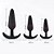 Plug Anal em silicone Preto 12,3cm X 3,1cm - 7461 - Imagem 3