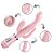 Vibrador de Ponto G e Clitóris - Jelly Recarregável 3 em 1 Cores 7581 - Imagem 6