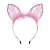 Kit Plug Raposa Tiara de Orelhas Grampos seios Gargantilha Mascara Rosa - 7343 - Imagem 6