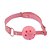 Kit Plug Raposa Tiara de Orelhas Grampos seios Gargantilha Mascara Rosa - 7343 - Imagem 3