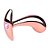 Plug Anal Curvo Metal Dourado com Pedra Rosa P - 9739 - Imagem 2