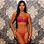 Conjunto Em Renda Com Calcinha Pink - 55683 - Imagem 1