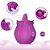 Vibrador Rosa Estimuladora de Clitóris com Língua Recarregavel - 9601 - Imagem 5