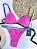 Biquíni Aviação Tecido UV - Rosa Neon - Imagem 4