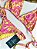 Biquíni Cortininha - Fio Dental+ Premium Proteção UV50+Floral Rosa e Amarelo - Imagem 7