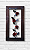 Quadro galho 4 flores - médio - Imagem 1