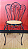 Cadeira Mini Floreira Decoração - Imagem 1