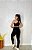 Conjunto Legging Básica + Top Nadador Cor Preto - Imagem 2