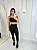Conjunto Legging Básica+ Top Alça Reta Cor Preto - Imagem 2