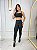 Conjunto Legging Básica+ Top Alça Reta Cor Preto - Imagem 5