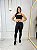 Conjunto Legging Básica+ Top Alça Reta Cor Preto - Imagem 4