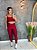 Conjunto Legging Básica+ Top Alça Reta Cor Marsala - Imagem 10