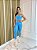 Conjunto Legging Básica+ Top Alça Reta Cor Azul Céu - Imagem 3