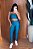 Conjunto Legging Básica+ Top Alça Reta Cor Verde Petróleo - Imagem 4
