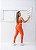 Conjunto Legging Básica+ Top Alça Reta Cor Terra Cota - Imagem 1