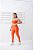 Conjunto Legging Básica+ Top Alça Reta Cor Terra Cota - Imagem 2