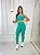 Conjunto Legging Básica+ Top Alça Reta Cor Verde Esmeralda - Imagem 4
