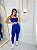 Conjunto Legging Básica+ Top Alça Reta Cor Azul Royal - Imagem 1