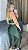 Conjunto Legging Básica+ Top Alça Reta Cor Verde Militar - Imagem 2