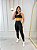 Conjunto Legging Val+ Top Cor Preto+Mostarda - Imagem 4