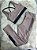 Conjunto Legging Val+ Top Cor Cappucino+Preto - Imagem 1