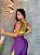 Conjunto Legging Val+ Top Cor Roxo Uva+Amarelo Neon - Imagem 3