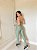Conjunto Legging Básica+ Top Alça Reta Cor Verde Alecrim - Imagem 2