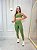 Conjunto Athena Legging+Top Cor Verde Oliva+Salmão - Imagem 2