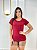 Blusa de Manga Mulet Cor Marsala - Imagem 2