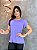 Blusa de Manga Mulet Cor Lavanda - Imagem 3