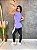 Blusa de Manga Mulet Cor Lavanda - Imagem 2